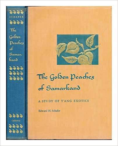 Item #45738 The Golden Peaches of Samarkand: A Study of Tang Exotics. Edward H. Schafer.