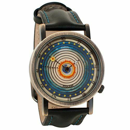 Item #45915 Ptolemaic Universe Model Astronomy Unisex Analog Watch. The Unemployed Philosophers Guild.
