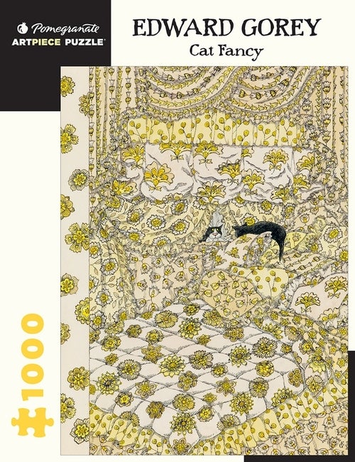 Item #45920 Edward Gorey: Cat Fancy 1000-Piece Jigsaw Puzzle