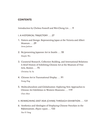 Exhibiting East Asian Art in a Global Context